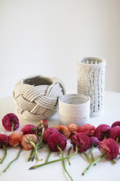 Coastal Rope Vases Coastal Rope Vases