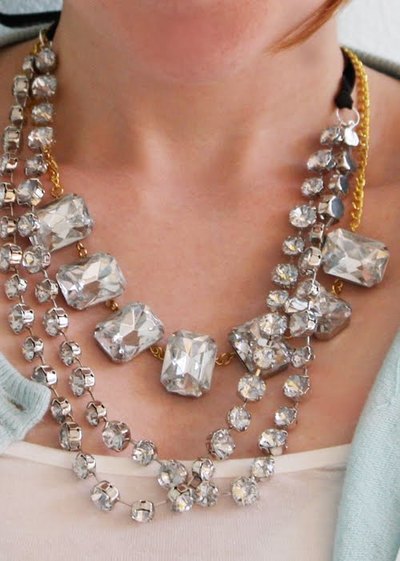 Chunky Rhinestone Necklaces Chunky Rhinestone Necklaces