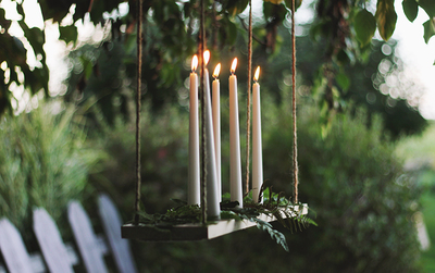 Hanging Candle Chandelier