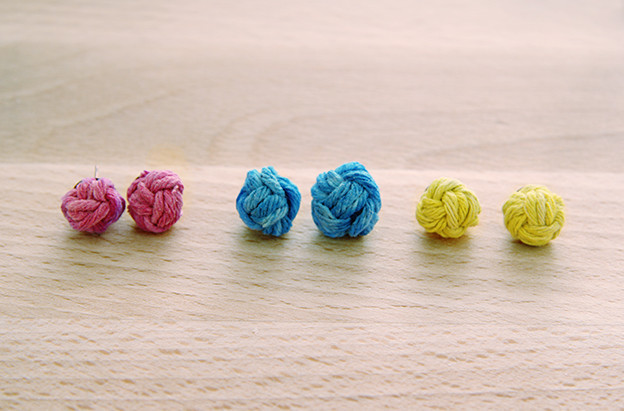 Monkey Fist Knot Earrings Monkey Fist Knot Earrings