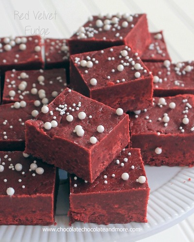 Ridiculously Easy Red Velvet Cake Batter Fudge Ridiculously Easy Red Velvet Cake Batter Fudge