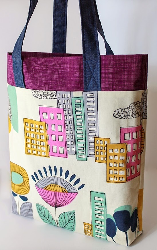 Tri-Color Ten-Step Tote Bag Pattern | www.semashow.com