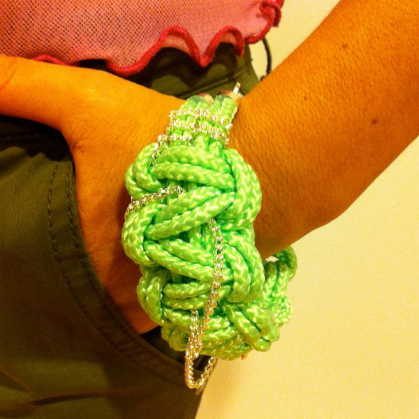 Macrame Neon Braclet Macrame Neon Nylon Cord