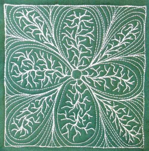 Tropical Orchid Quilting Design Tropical Orchid Quilting Design