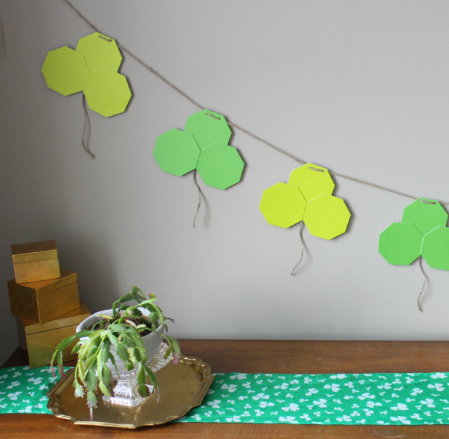 Geometric Shamrock Garland Geometric Shamrock Garland