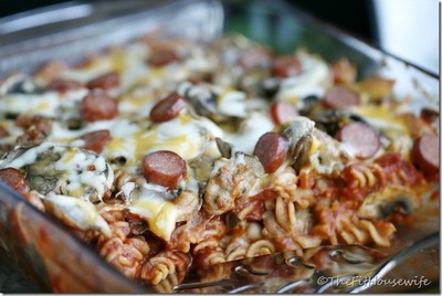 Healthy Pizza Casserole