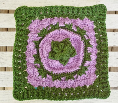 Spring Sea Flower Granny Square