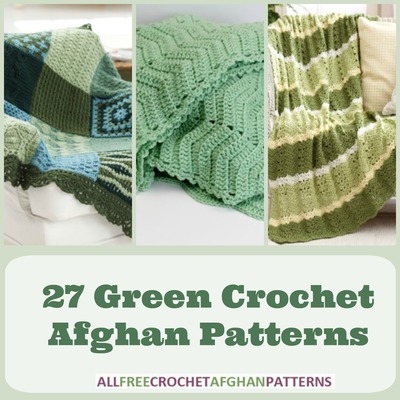 27 Green Crochet Afghan Patterns