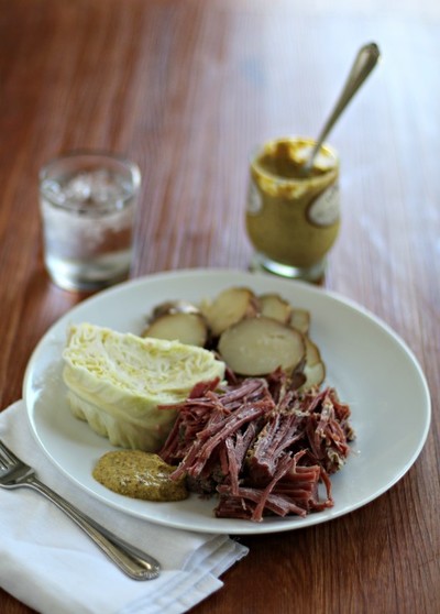 St. Paddy's Slow Cooker Corned Beef and Cabbage