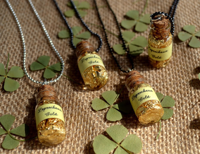 Leprechaun Gold DIY Necklace Leprechaun Gold DIY Necklace