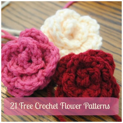 21 Free Crochet Flower Patterns + Daisy Video 21 Free Crochet Flower Patterns + Daisy Video