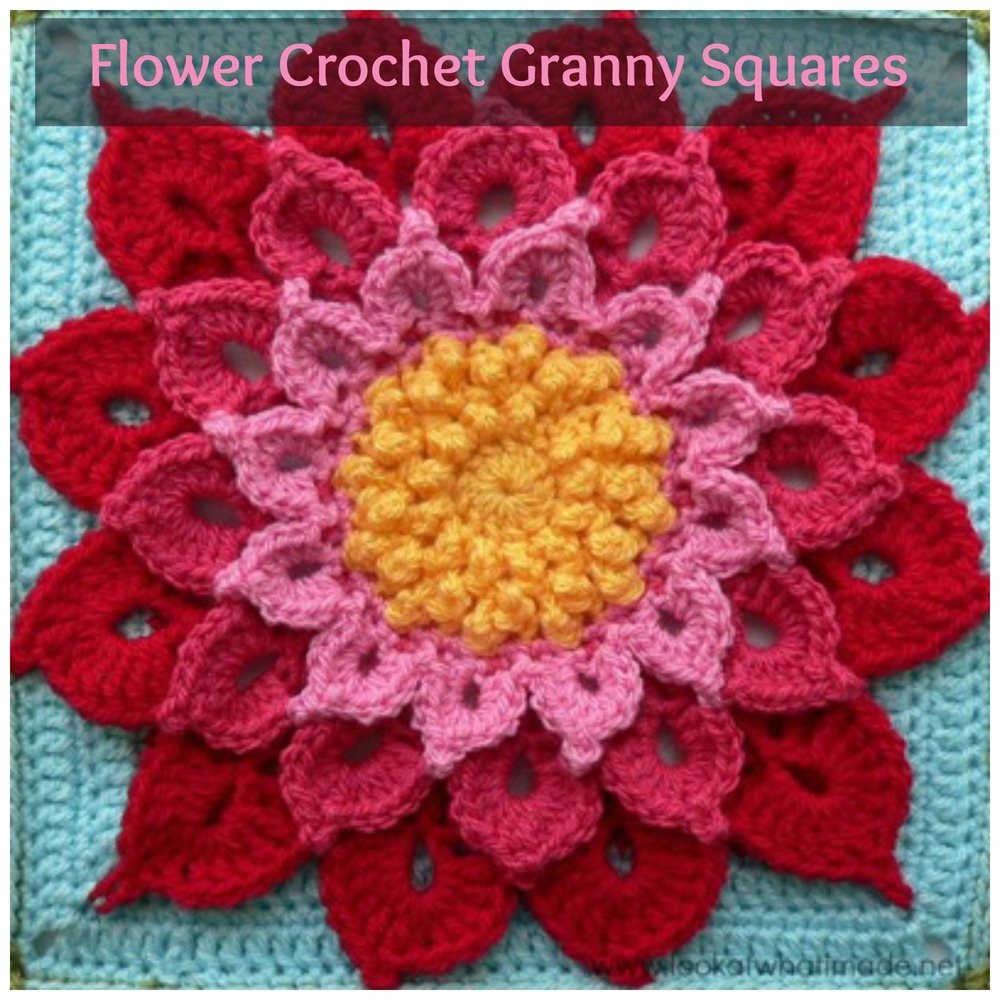 34 Flower Crochet Granny Squares AllFreeCrochetAfghanPatterns 34-flower-crochet-granny-squares-allfreecrochetafghanpatterns