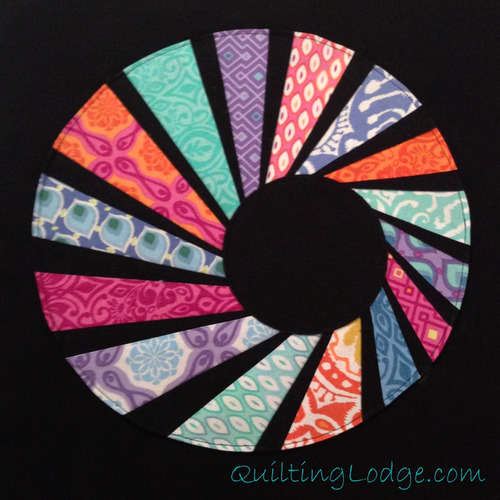 Swirling Dresden Block Swirling Dresden Block