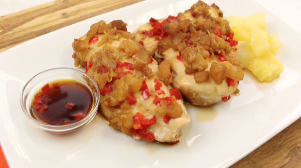 Easy as 1 2 3 Pineapple Chicken Easy as 1 2 3 Pineapple Chicken