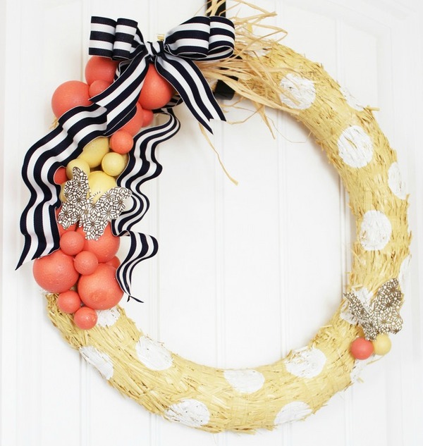 Pop of Color DIY Wreath Pop of Color DIY Wreath