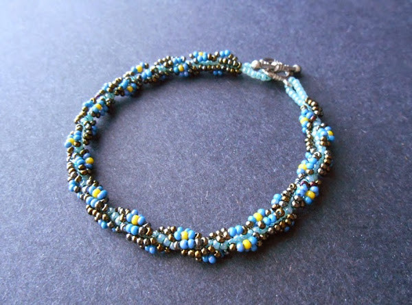 Floral Spiral Rope Bracelet Floral Spiral Rope Bracelet