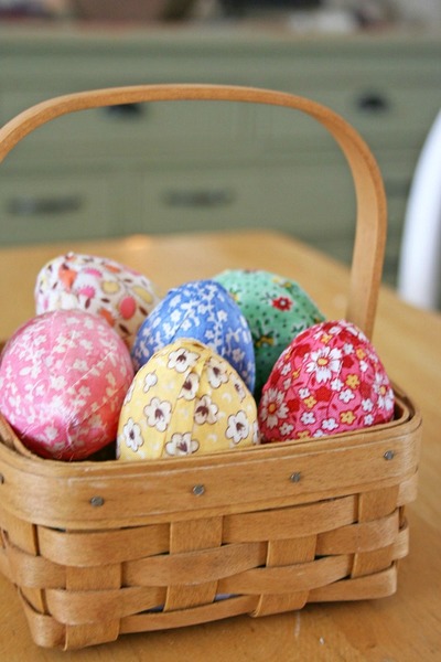 Fabric Covered Eggs Tutorial Fabric Covered Eggs Tutorial
