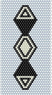 Double Negative Brick Stitch Pattern Double Negative Brick Stitch Pattern