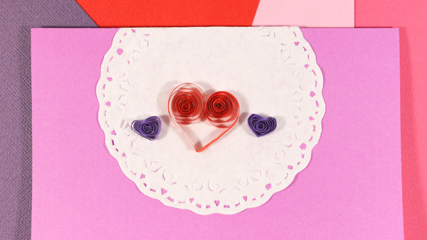 Quilled Hearts for Valentines Cards Quilled Hearts for Valentines Cards