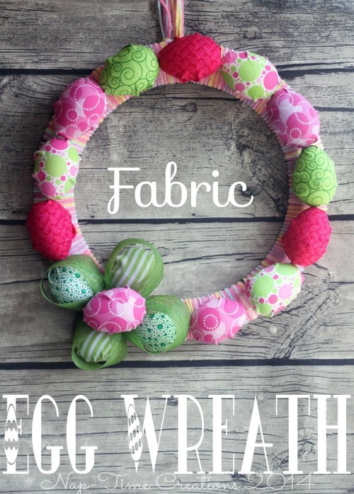 Scraptastic Easter Egg Wreath