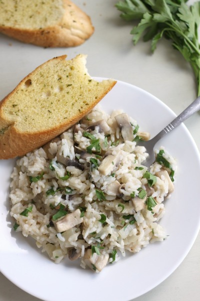 15-Minute Mushroom Risotto 15-Minute Mushroom Risotto
