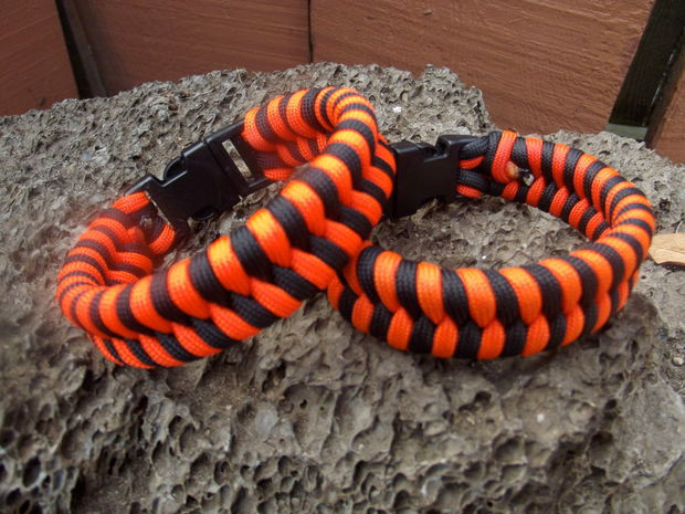 3 color fishtail paracord bracelet Clearance