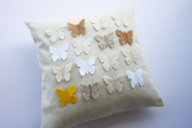 Fluttering Butterfly Pillow Fluttering Butterfly Pillow