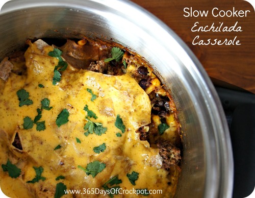 Slow Cooker Mexican Enchilada Casserole Slow Cooker Mexican Enchilada Casserole