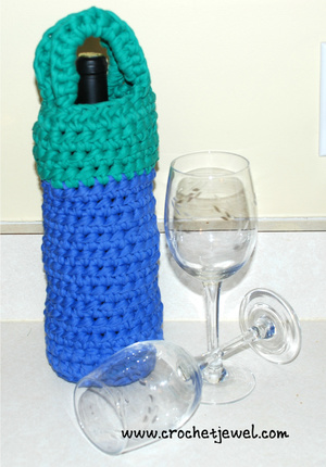 Wine Carrying Crochet Pattern