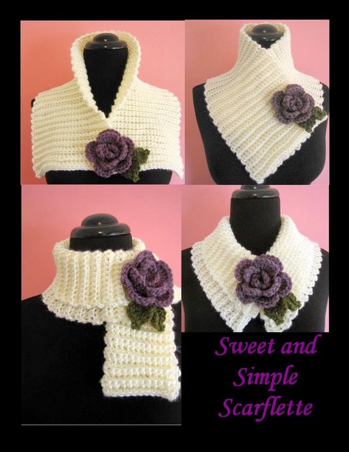 Sweet and Simple Scarflette