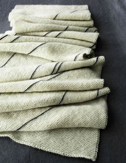 Diagonal Pinstripe Scarf 1