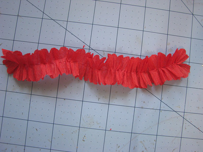 Crepe Paper Scrapbook Embellishment