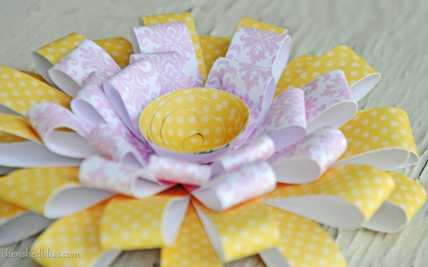 Pink Lemonade Paper Flowers