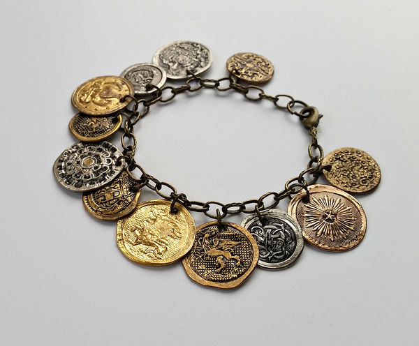Ancient Coins DIY Bracelet Ancient Coins DIY Bracelet