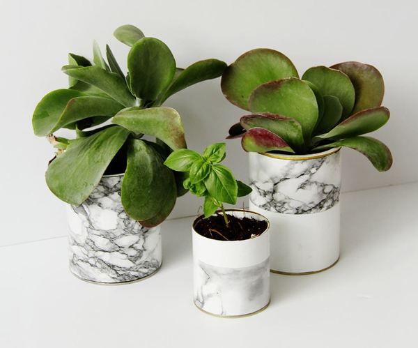 Lavish Marble Planters