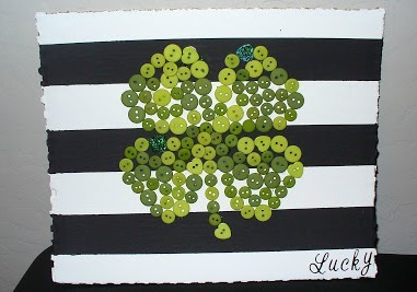 Button Luck Shamrock Button Luck Shamrock