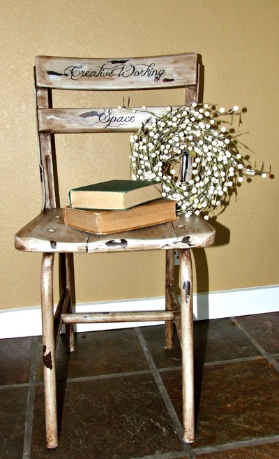 Chippy Chair Makeover DIY Home Decor