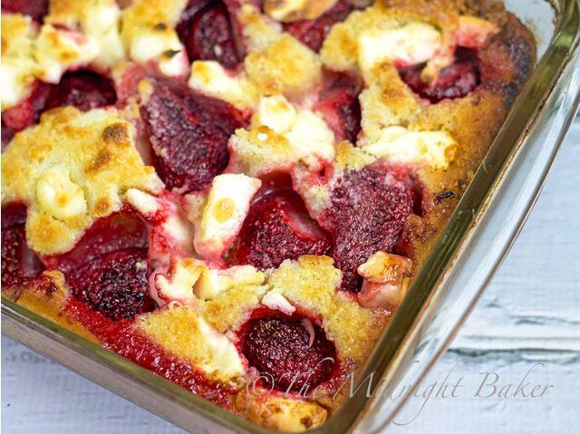 Strawberry Dump Cobbler Strawberry Dump Cobbler