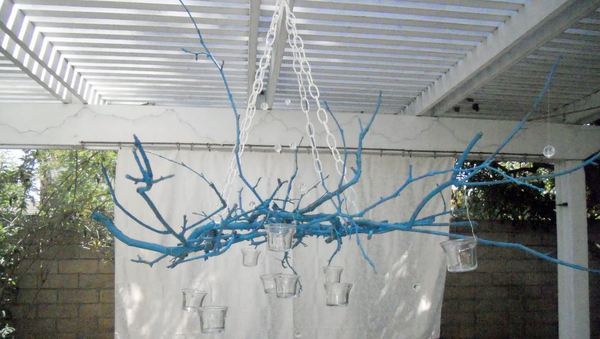 Jaw-Dropping Blue Twig Chandelier Jaw-Dropping Blue Twig Chandelier