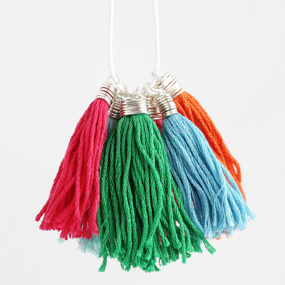 How to Make Tassels with Wire Wrapped Caps