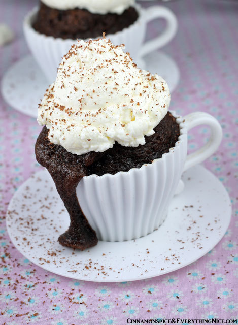 Hot Cocoa Chocolate Cupcakes