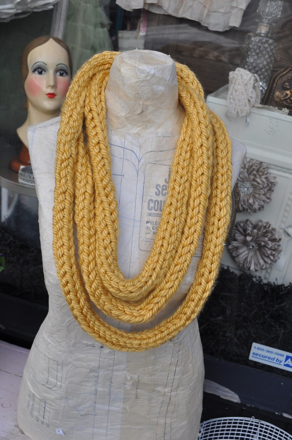 Hand Knitted Infinity Scarf | FaveCrafts.com