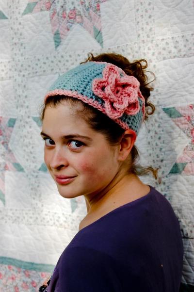 Easy Crochet Flower Headband