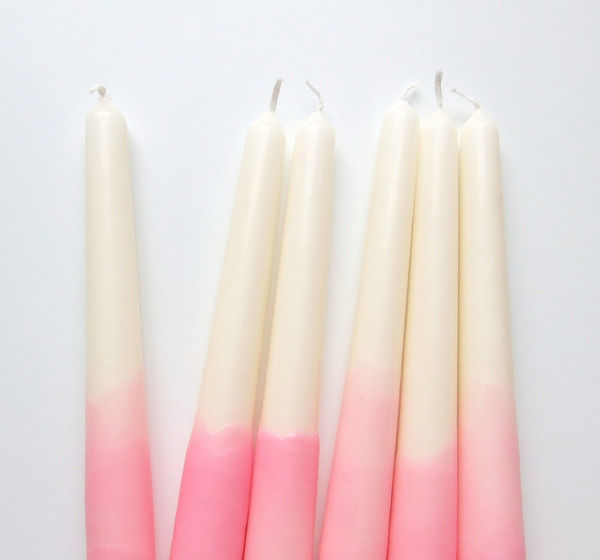 Easy Ombre Candles