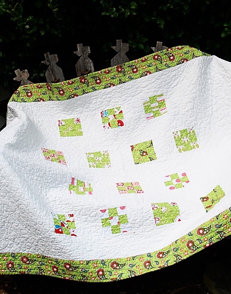 White Space Nine Patch Quilt White Space Nine Patch Quilt