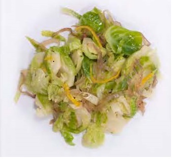 Brussels Sprouts with Orange Dressing