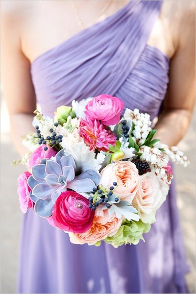 Pops of Pink Earthy Bouquet Pops of Pink Earthy Bouquet