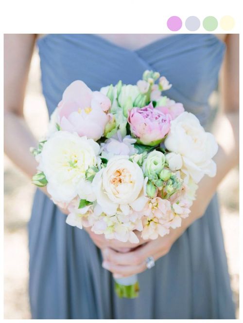 Pastel Princess Spring Wedding Bouquet Pastel Princess Spring Wedding Bouquet