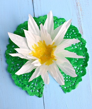 Charming Lily Pad Paper Craft