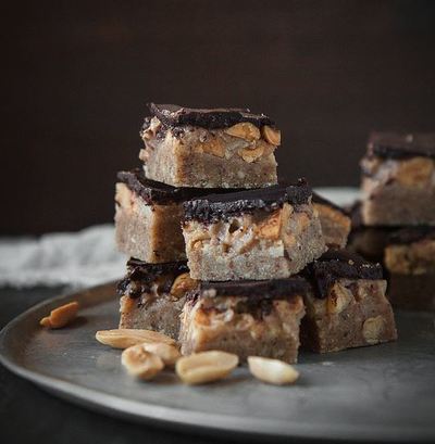 Homemade Snickers Bites